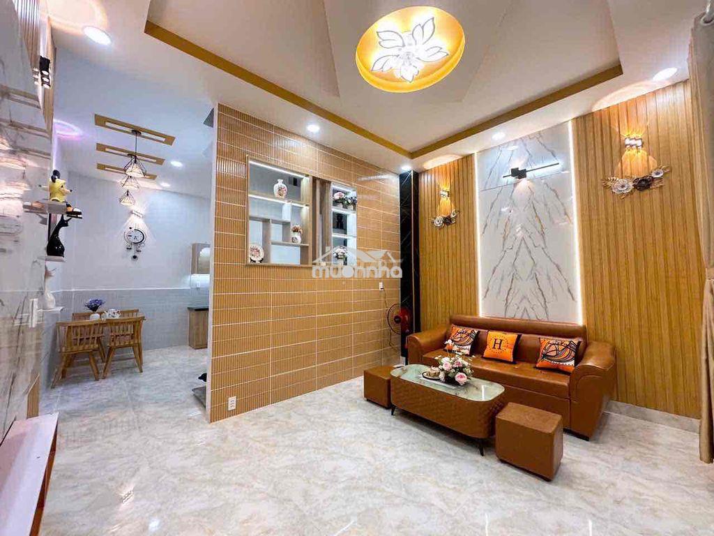 Nhà mới 1 lầu ngay cây xăng ngã ba tân kim đường ql50 vào 100m có shr - 4
