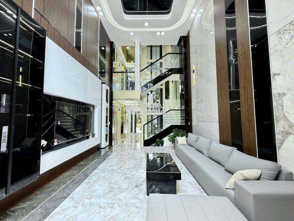 Bán nhà thang máy 4x18m 1lững 3 lầu, đường thông 6m, 1/ thạnh xuân 35 - 4