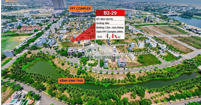 Bán gấp - đất rẻ nhất v5 fpt - lô sạch 90m² sát fpt complex - 4,x tỷ