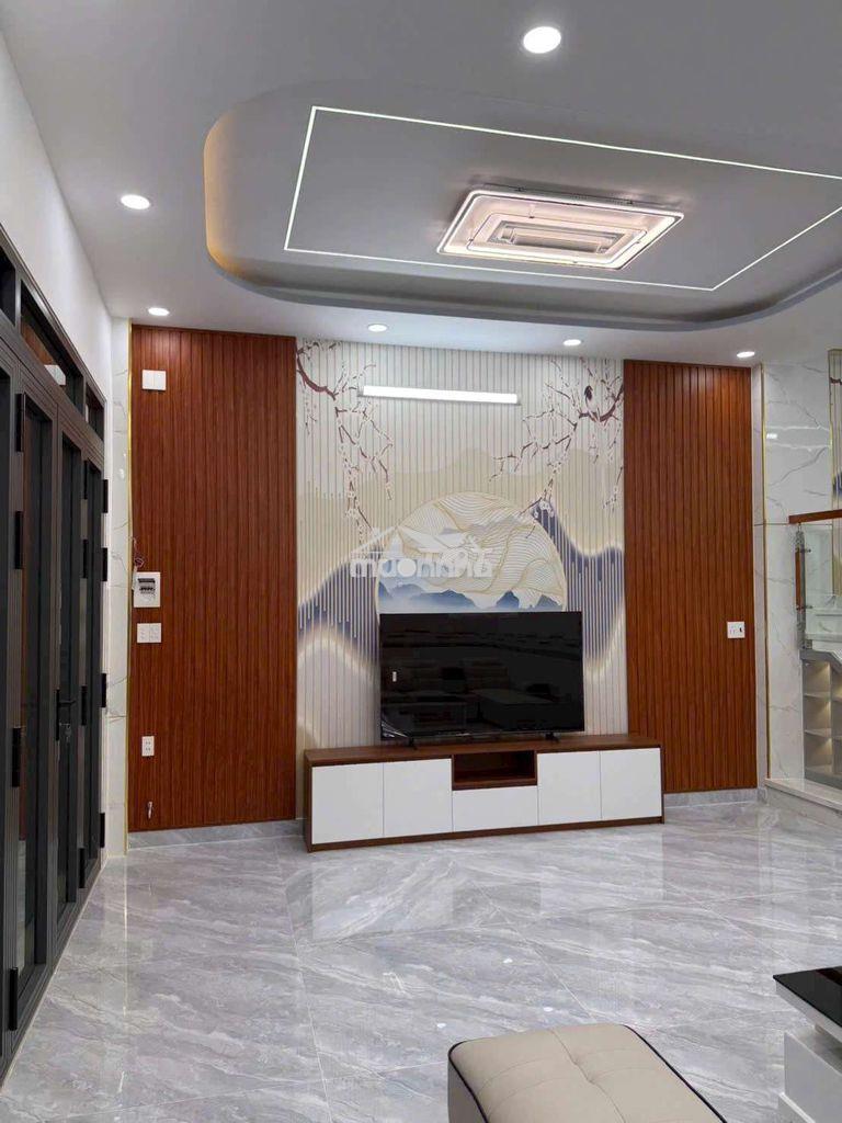 Bán nhà hóc môn - 2 tầng đẹp lung linh - ô tô đậu cửa - dt khủng - 2