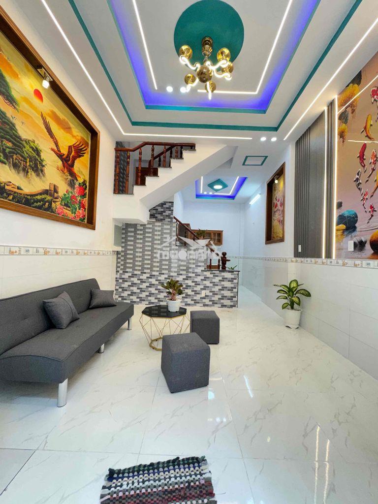 Nhà chính chủ 40m, 2pn, gần chợ mỹ hạnh nam, giá 780tr đường thông ôto - 2