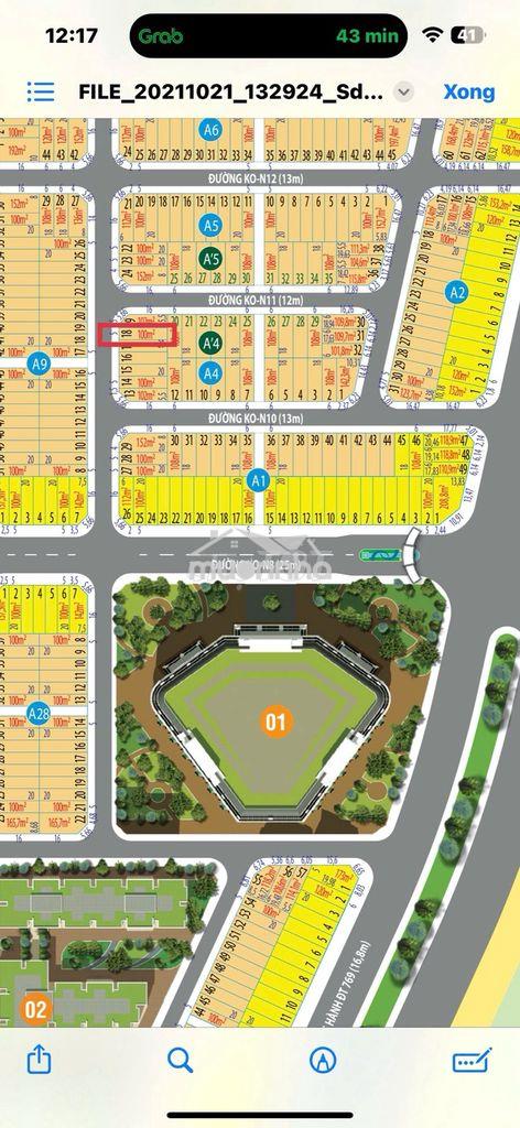 Century city - bán lô sát cổng chính - a4-18 - giá 2ty350, long thành - 3