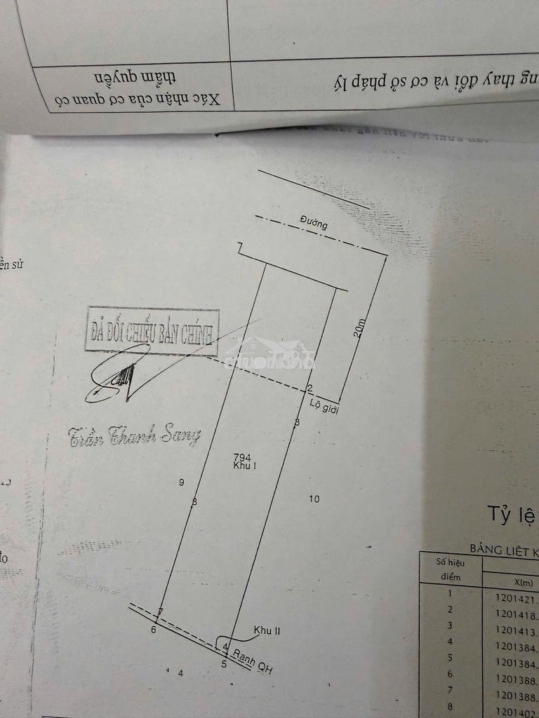 Bán đất mặt tiền phan văn hớn ( không qua môi giới) - 2