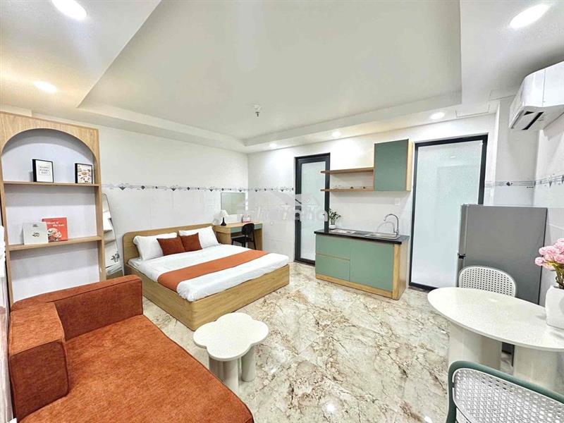 Cho thuê căn hộ dịch vụ 30m² gần pearl plaza, gigamall - bình thạnh