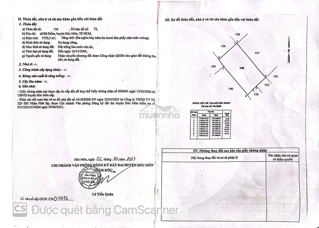 Bán đất mặt tiền bà điểm 4 , xã bà điểm , hcm - 2