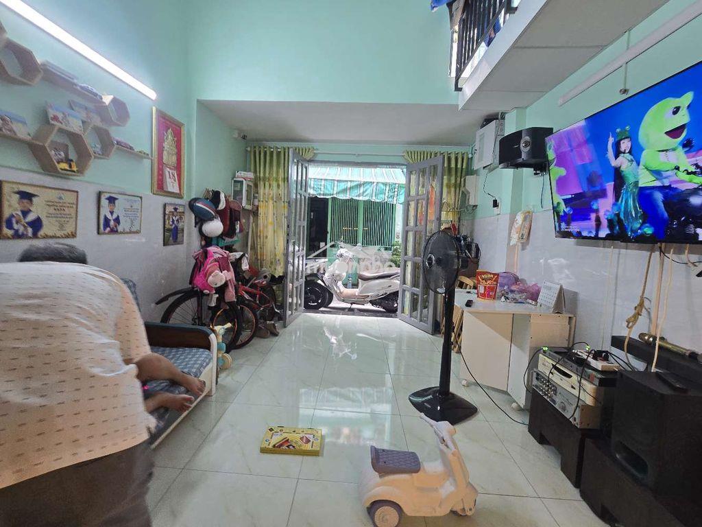 Nhà chính chủ 3m55×9m 1 trệt 1 lửng âu dương lân - 2