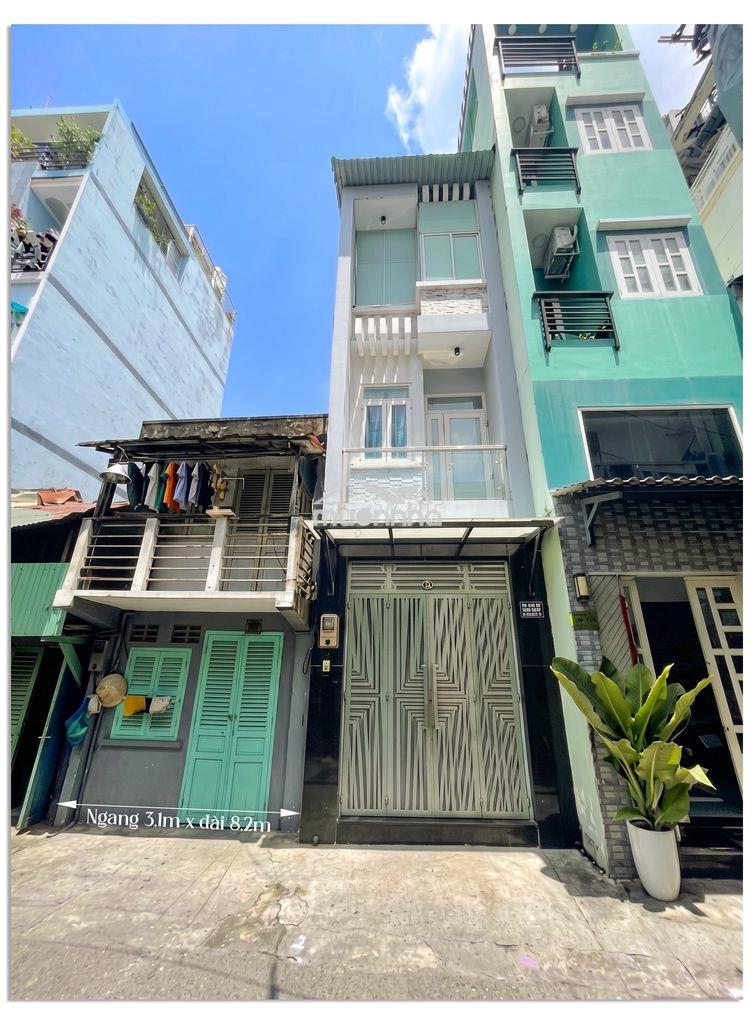 Chỉ 3,65 tỷ nhà 2 tầng 3,1x8,2m hẻm 5,2m cách chợ bến thành chỉ 2 phút - 2