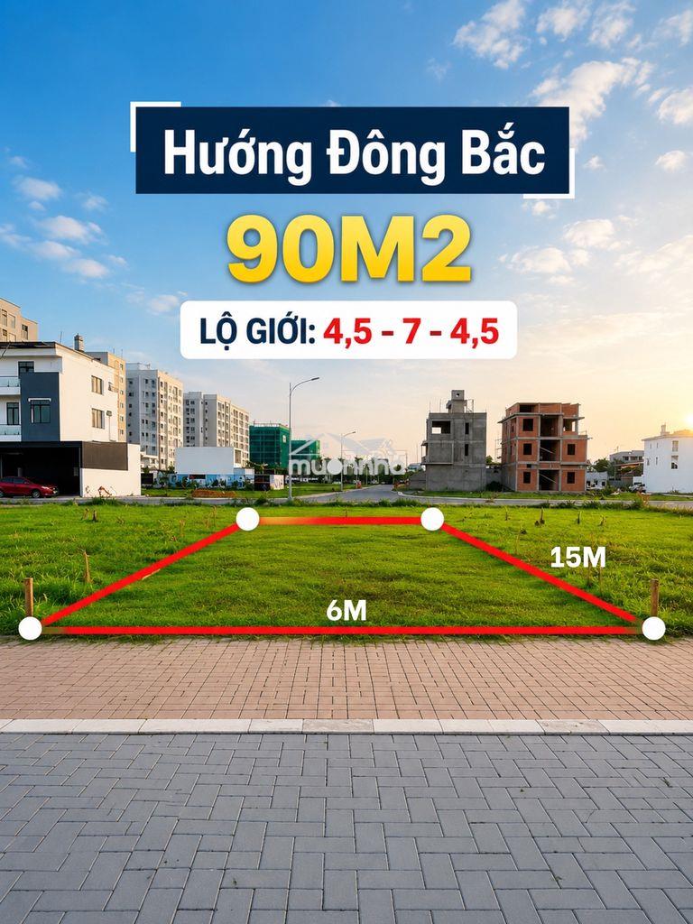 Nền 90m2 lộ giới 16m - kdc nam long 2 cần thơ