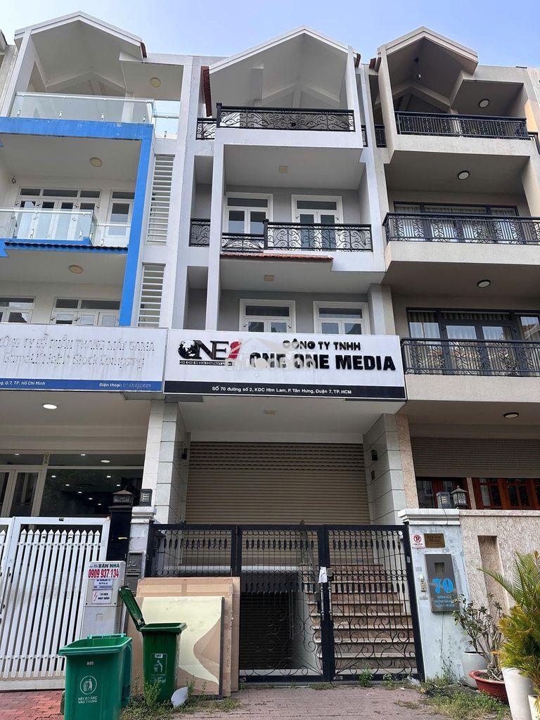 Cho thuê nhà phố kdc him lam - 45 triệu/tháng
