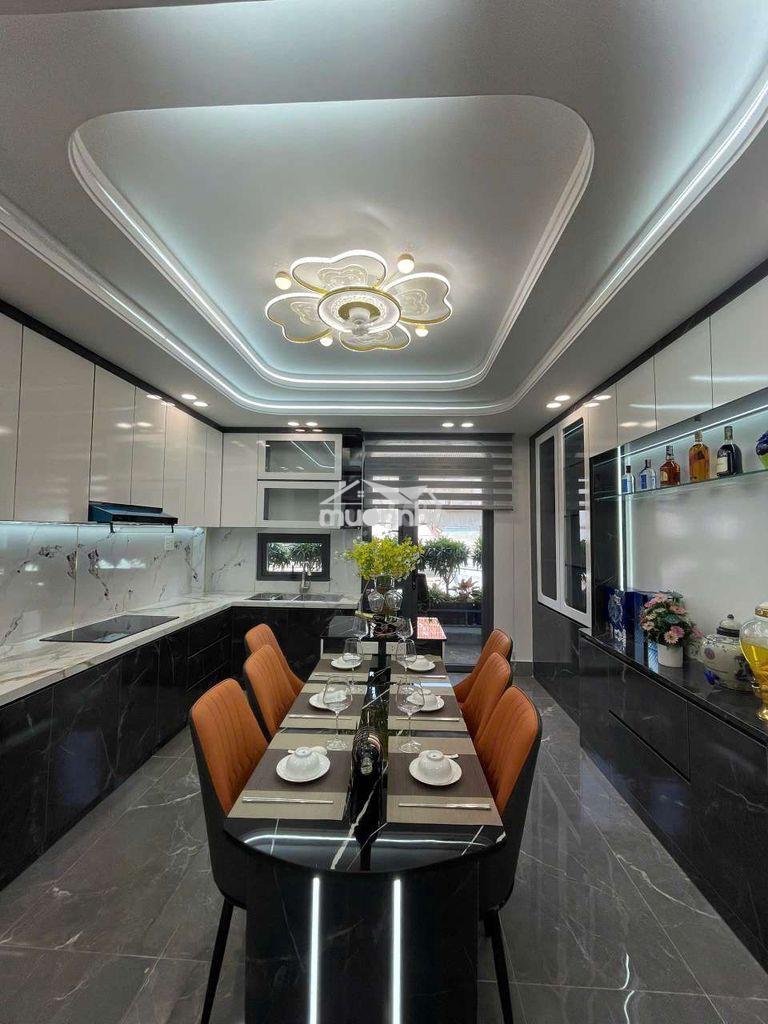Hạ giá bán gấp nhà xây mới 1 trệt 1 lửng 3 lầu đường thạnh lộc 27 - 2