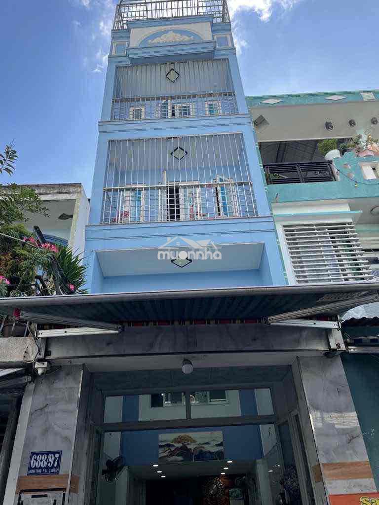 Nhà đường nơ trang long - 46,3m2 - nở hậu - hẻm xe hơi - chỉ 5.4 tỷ - 2