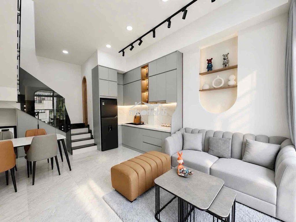 Xvnt_ hẻm 3.5m_ khu cao tầng_2 tầng_dt: 35m2_ view landmark_ 3p tới q1 - 4