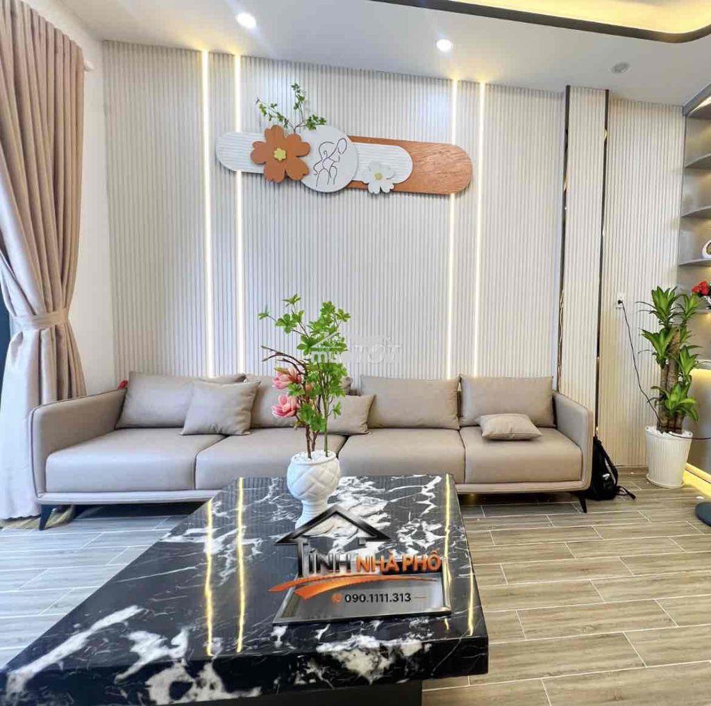 Xây mới shr 4m x 27m sân trước sau 3pn hẻm xe hơi cạnh kdc anh tuấn - 2