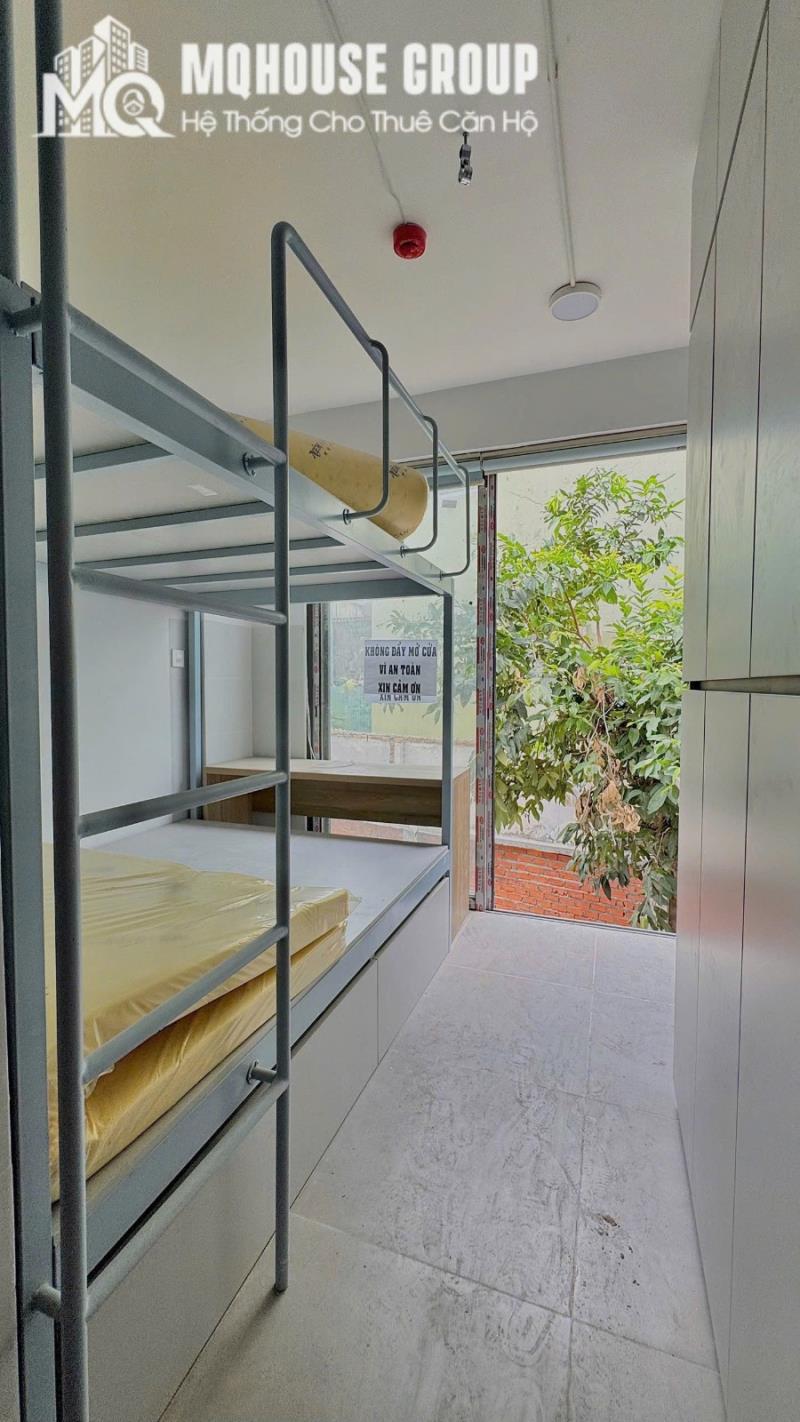 Studio mới 100% giường tầng, ban công, thang máy, gym, siêu thị gần đại học văn lang, học viện cán bộ, ngã tư hàng xanh, quận bình thạnh - 2