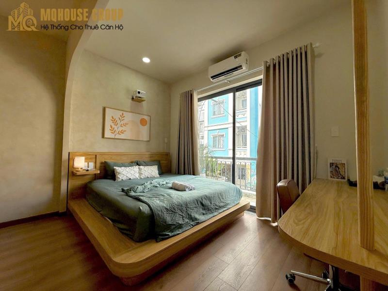 Cho thuê studio ban công 35m2 đi bộ tới đại học hutech, ngoại thương, gtvt, đường d5, ung văn khiêm, ngã tư hàng xanh - 2