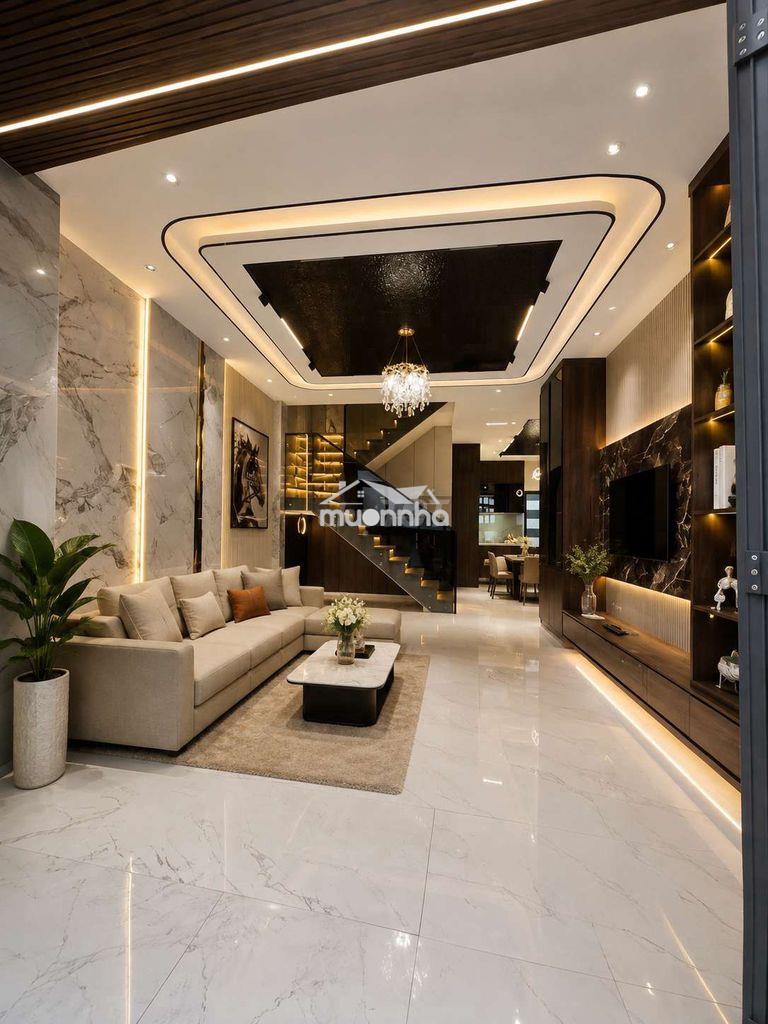 Hơn 7 tỷ, 2 tầng ngang 6m hẻm thông huỳnh tấn phát, nhà mới vào ở ngay - 2