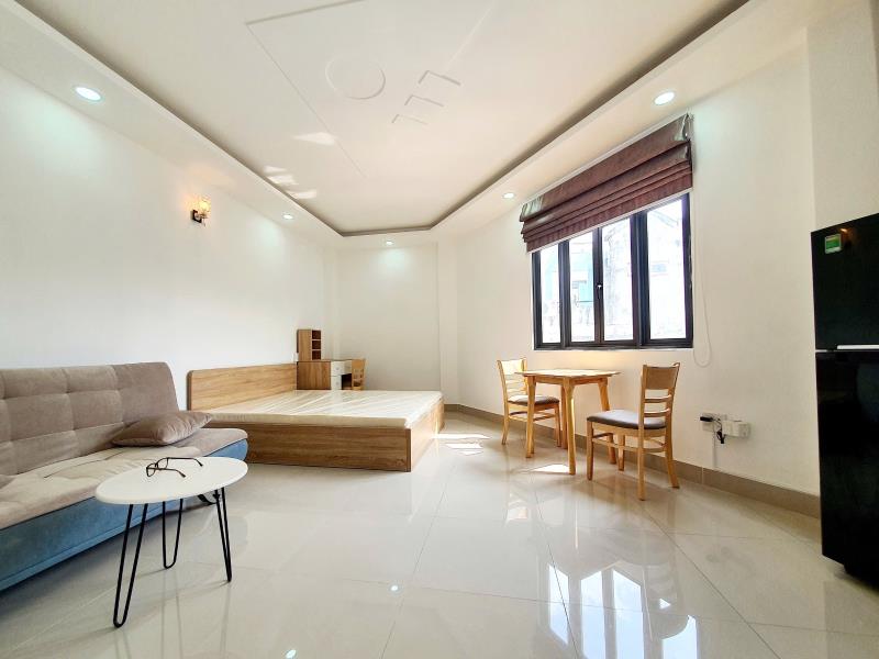 ✨ Studio ban công siêu thoáng – ngay vạn kiếp & phan xích long | full nội thất ✨