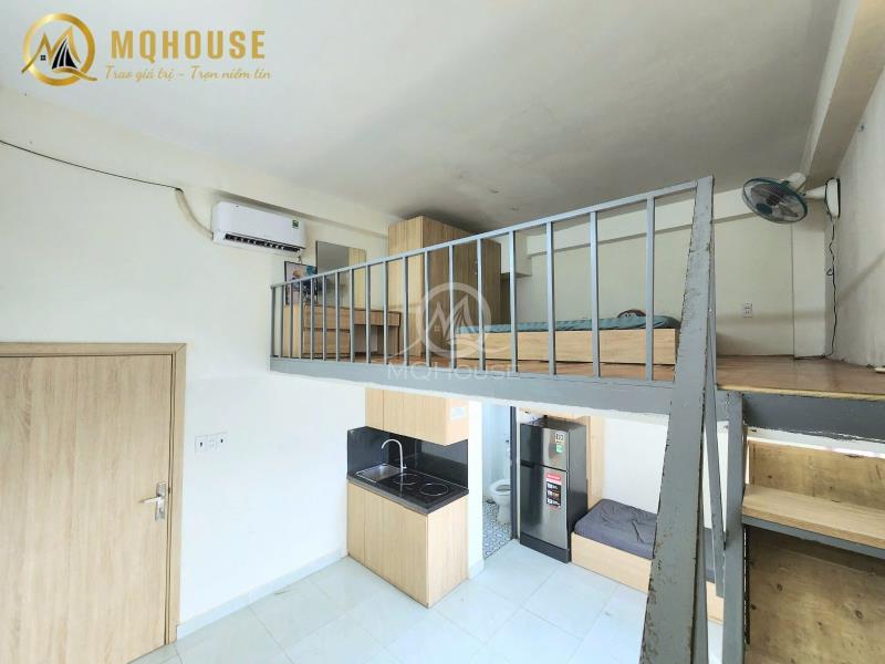 Căn hộ có gác, cửa sổ lớn | full nội thất _ rộng 40m2, ngay vườn lài, gần đh vhu- hiu - 2