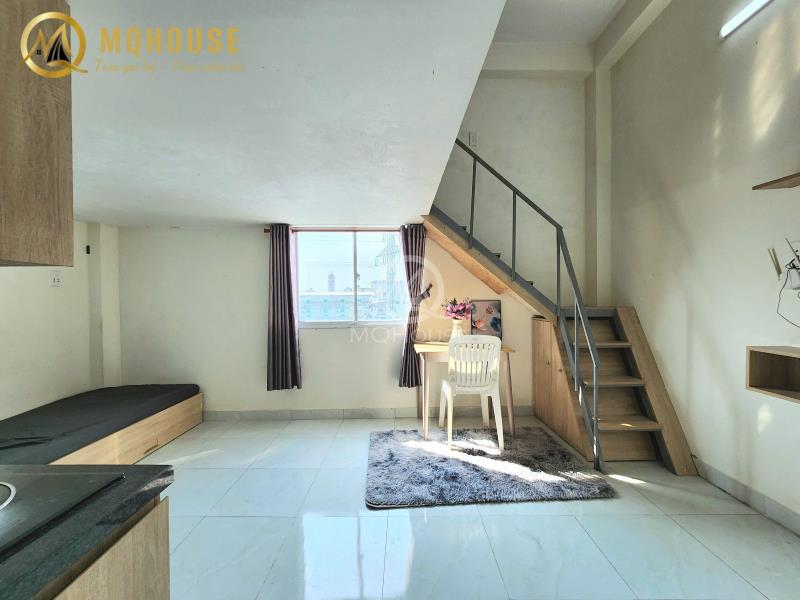Căn hộ có gác, cửa sổ lớn | full nội thất _ rộng 40m2, ngay vườn lài, gần đh vhu- hiu - 3