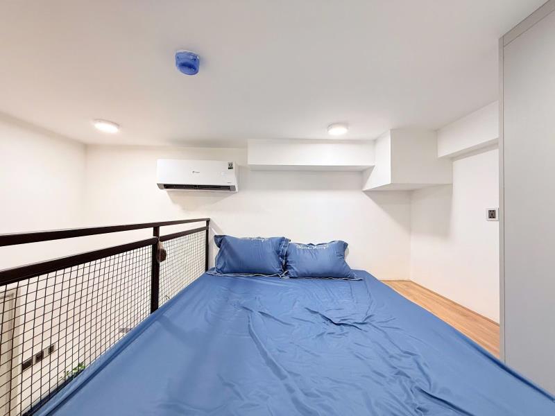 Cho thuê duplex full nội thất - ban công - ngay ngã tư hàng xanh chỉ 5tr
