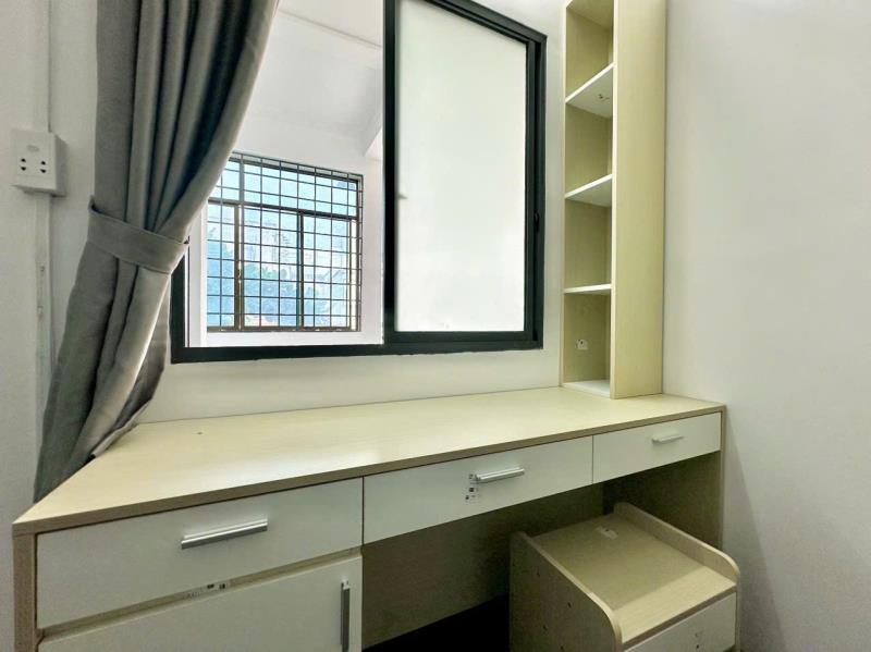 Căn hộ 1pn full nội thất - tách bếp - máy giặt riêng - ngay khu ẩm thực d5 - gần các trường dh uth, hutech, uef, ngã tư hàng xanh - 3