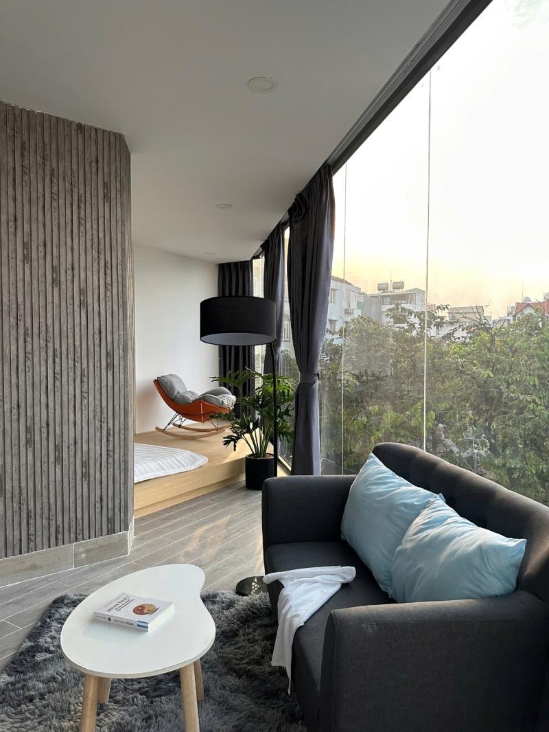Cho thuê studio view kính full cực chill gần sân bay tân sơn nhất - 4