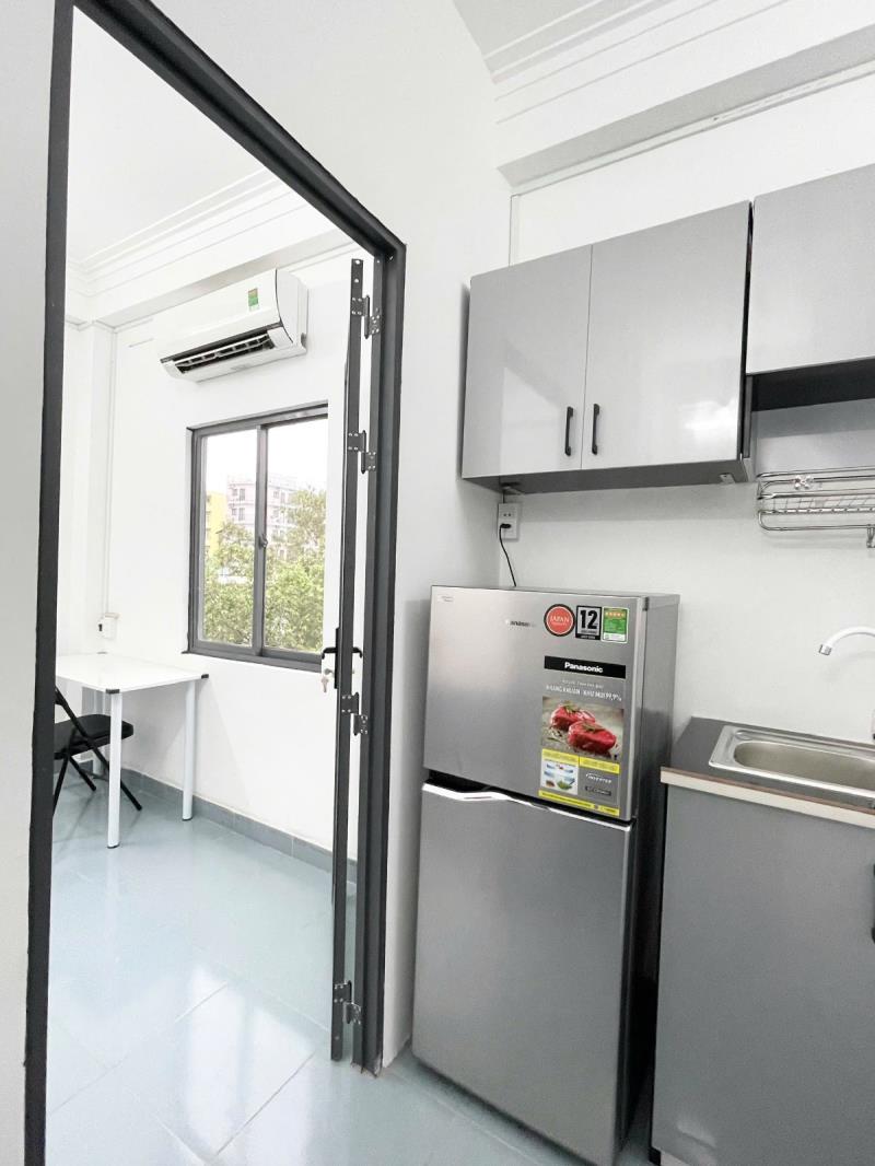 Cho thuê căn hộ 1pn máy giặt riêng gần đh giao thông vận tải,hutech, ngoại thương, hồng bàng, uef - 2