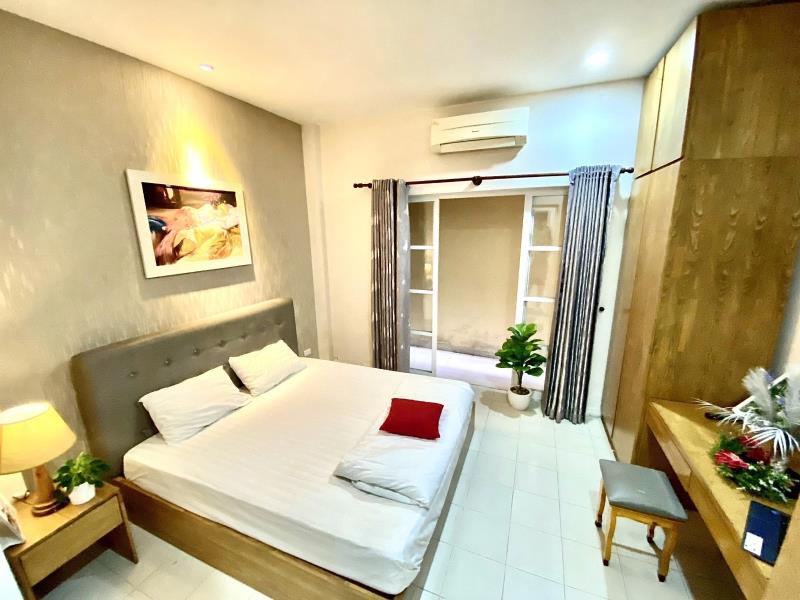 Căn hộ 1pn - full nội thất - ban công, tách bếp - nguyễn đình chính 7tr