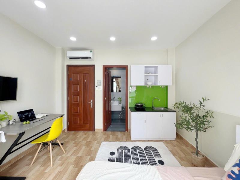 Căn hộ full nội thất có ban công, cửa sổ tại nguyễn cửu vân, bình thạnh, gần đại học kinh tế tài chính uef - 4