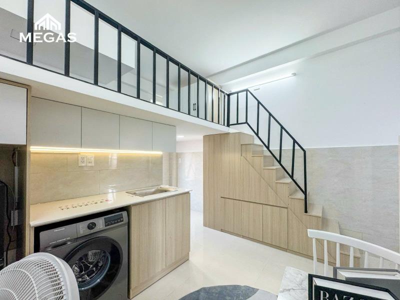 Cho thuê căn hộ duplex phòng rộng cửa sổ lớn máy giặt riêng gần đh ngoại thương, quận bình thạnh - 2