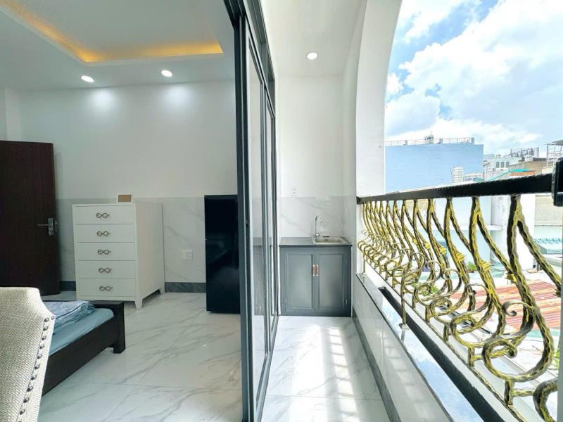 Cho thuê phòng trọ sinh viên gần ueh – nam kỳ khởi nghĩa q3 – studio ban công, nhà mới có thang máy - 2