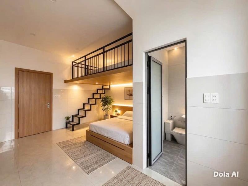 Duplex 2 không gian ngủ - full nội thất - nhà thang máy - đi bộ qua dh văn lang