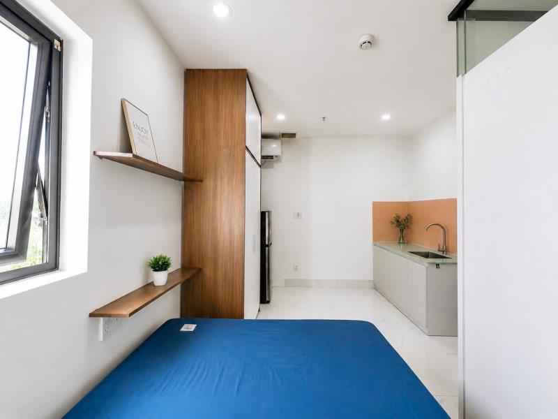 Cho thuê căn hộ studio thang máy cửa sổ trời gần đại học ngoại thương bình quới – bình thạnh - 3