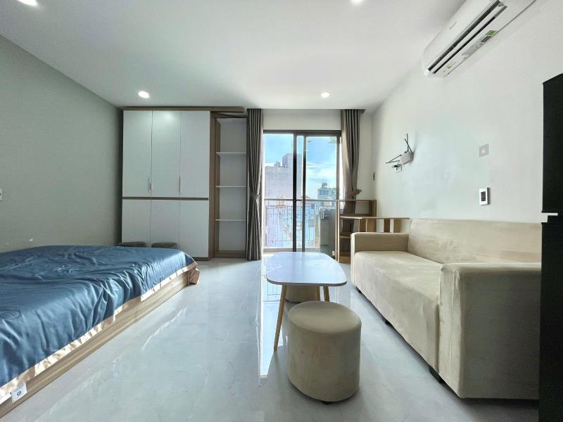 Studio full nội thất - ban công - máy giặt riêng - ngay dh iuh, văn lang - 2