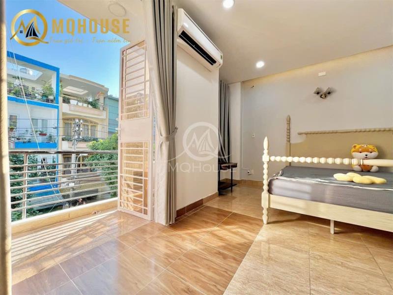 Studio full nội thất - ban công - 50m2 - ngay cổng học viện cán bộ, chỉ vài phút tới dh uth, hutech