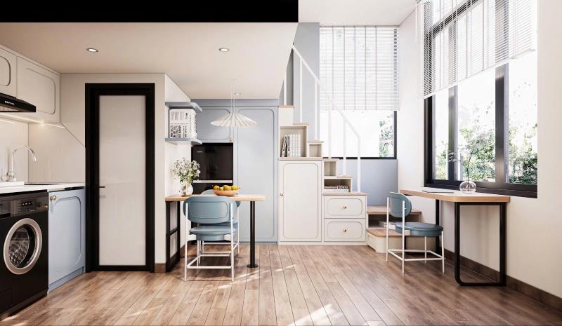 Cho thuê căn hộ duplex full nội thất gần đh tdt, đh ufm, đh rmit, vivo city quận 7 - 2