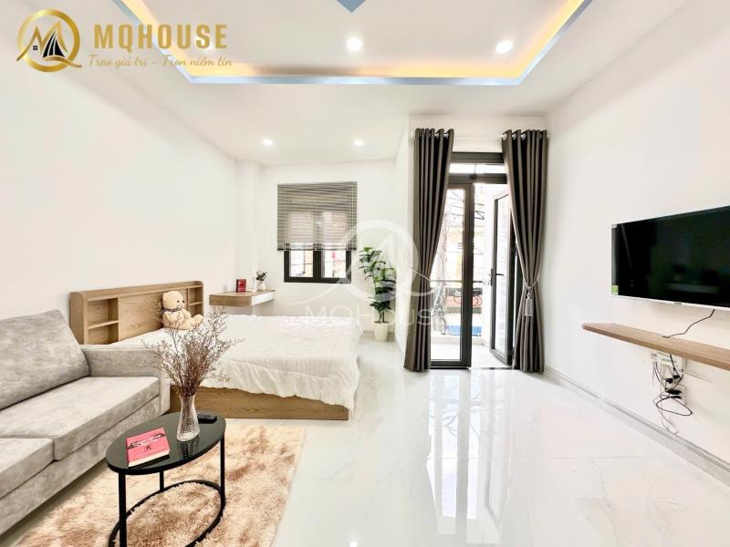 Căn hộ studio ban công/ cửa sổ ngăn bếp mới keng - khu k300, ngã tư bảy hiền, công viên lê thị riêng - 3