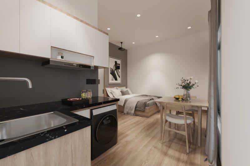 Cho thuê căn hộ studio bạch đằng, bình thạnh – nhà mới, máy giặt riêng - 3