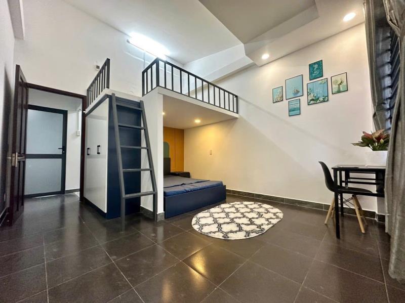 Cho thuê căn hộ duplex đinh bộ lĩnh – 2 không gian ngủ – phòng rộng