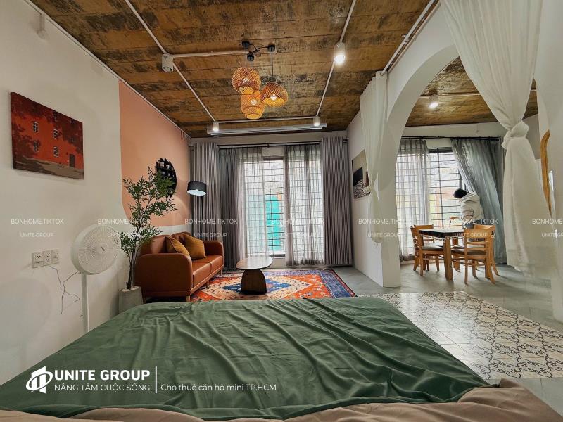 🏡 Cho thuê căn hộ studio cao cấp nguyễn trọng lội, tân bình – nhiều cửa sổ lớn, có máy chiếu