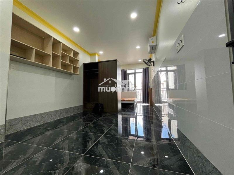 Cho thuê studio balcon 35m2 3ng2xe ngay bắc hải_đh bách khoa huflit