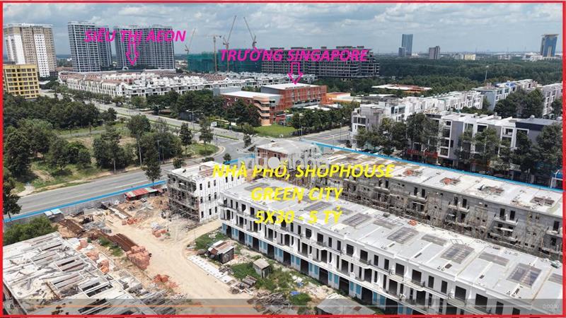 5 tỷ nhà 5x30m cách tthc tỉnh bình dương 1 km, siêu thị aeon 500 m