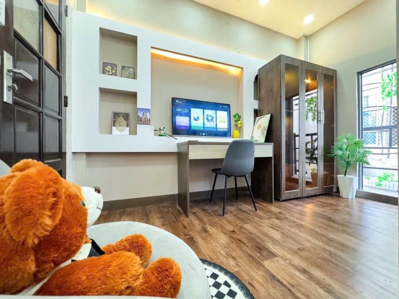 Cho thuê căn hộ ban công gần đại học ngoại thương ung văn khiêm bình thạnh - 4