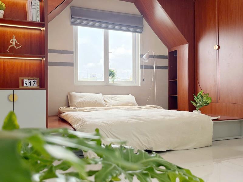 Căn hộ full nội thất có máy giặt riêng - ban công mặt tiền đường - nhà thang máy - ngay dh văn lang, iuh - 4