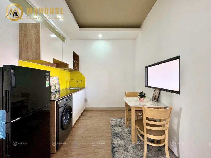Cho thuê căn hộ tách bếp sẵn máy giặt riêng kèm full nội thất mới gần vhu, huit, đầm sen - 3