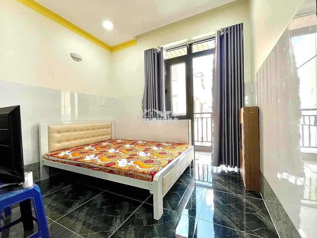 Cho thuê studio balcon 35m2 3ng2xe ngay bắc hải_đh bách khoa huflit - Ảnh 4