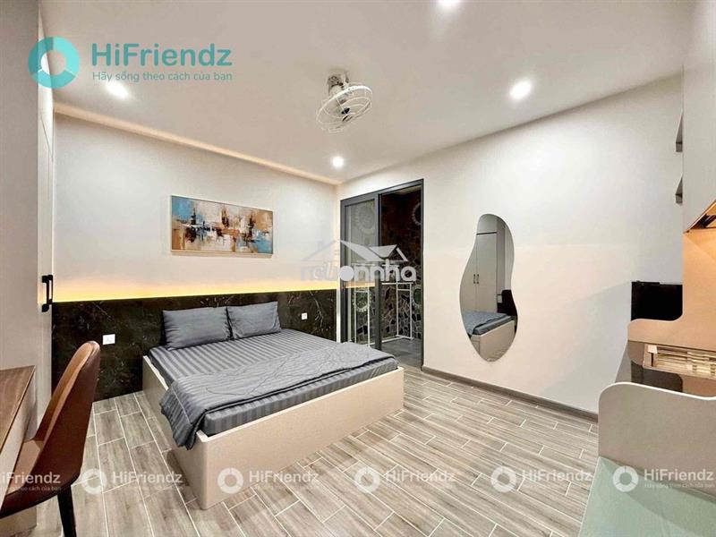 Studio full nội thất mới 100% sân sau ngay khu phan đăng lưu