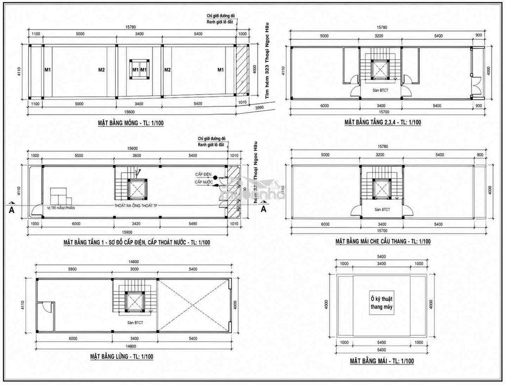Thoại ngọc hầu. 4m x 17m .dt 68m . thang máy xịn .6 tầng mới tinh .chỉ - 3