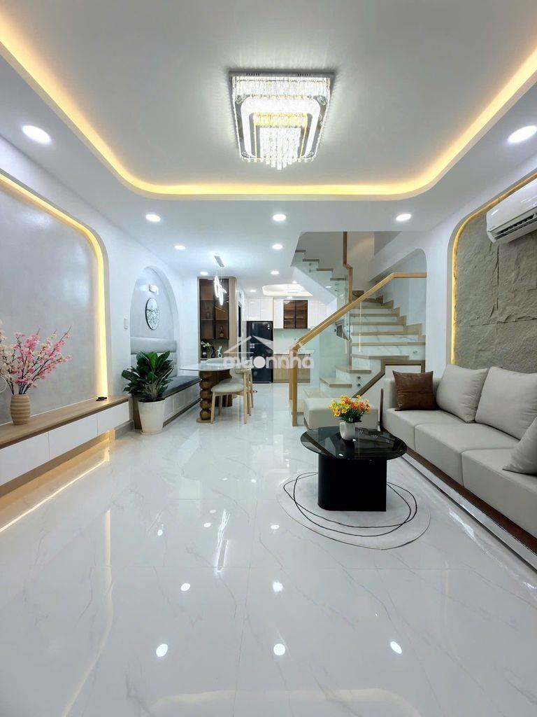 Nhà mới 3 tầng btct full nội thất - ngang 4,5m - trung tâm q.3  - 2
