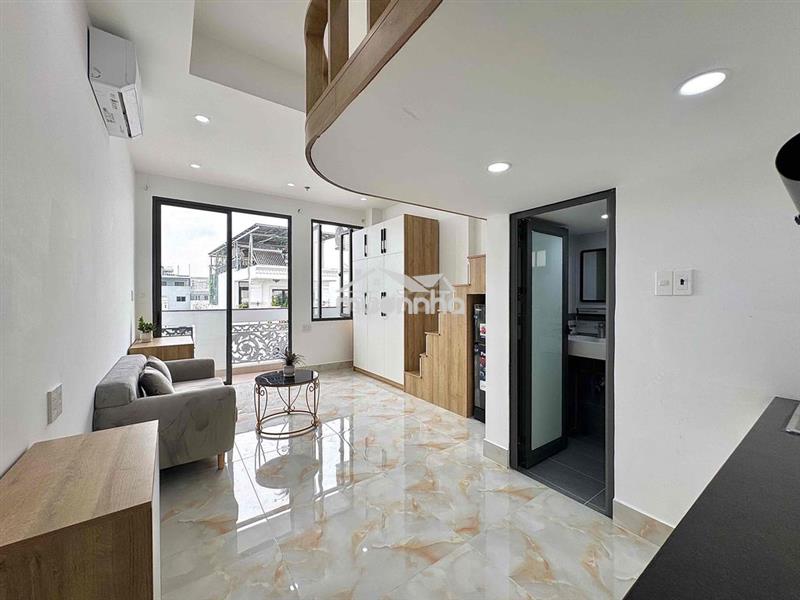 Căn hộ dịch vụ cao cấp - full nội thất - lê văn quới - ngã tư 4 xã